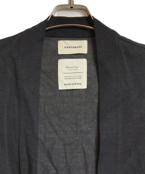 MARKAWARE（マーカウェア）MARKAWARE (マーカウェア) JAPANESE CARDIGAN ブラック サイズ:2の古着・服飾アイテム