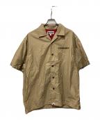 A BATHING APEア ベイシング エイプ）の古着「オープンカラーシャツ」｜ベージュ