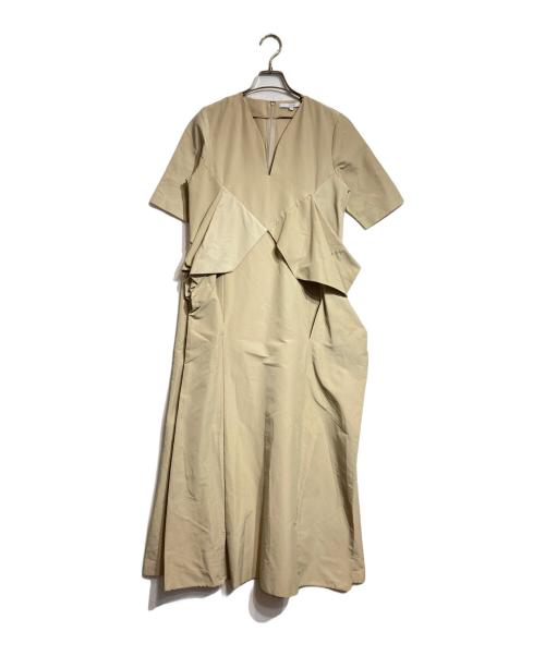 UN3D.（アンスリード）UN3D. (アンスリード) ワンピース ベージュ サイズ:36の古着・服飾アイテム