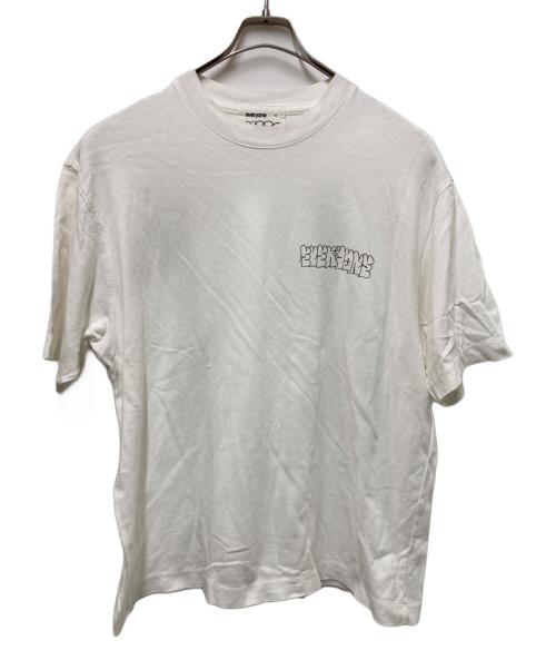 everyone（エブリワン）everyone (エブリワン) LOGO S/S TEE ホワイト サイズ:Mの古着・服飾アイテム