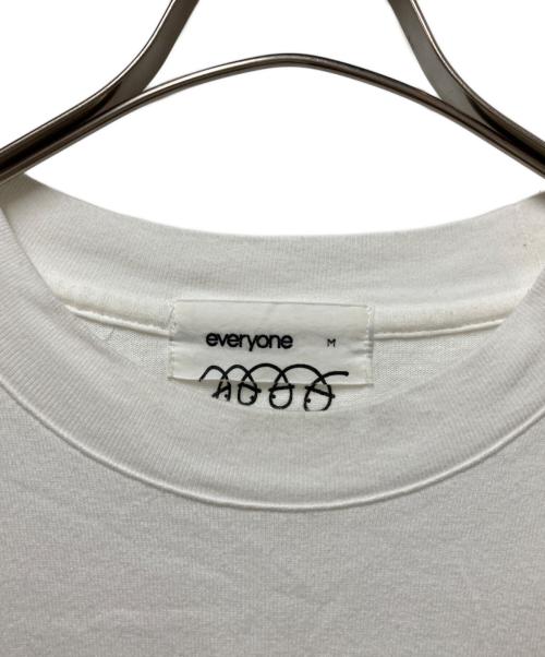 everyone（エブリワン）everyone (エブリワン) LOGO S/S TEE ホワイト サイズ:Mの古着・服飾アイテム