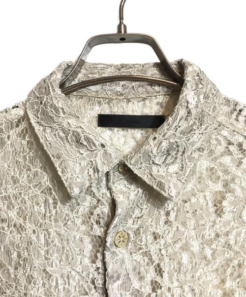 juha（ユハ）juha (ユハ) GEOMETRIC FLOWER LACE SHIRT ホワイト サイズ:3の古着・服飾アイテム