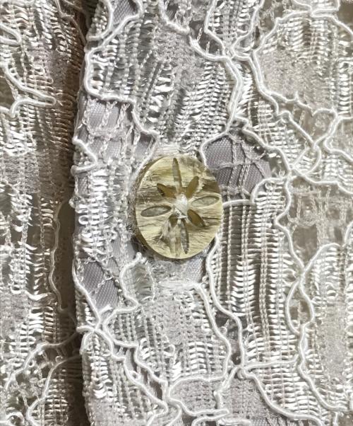 juha（ユハ）juha (ユハ) GEOMETRIC FLOWER LACE SHIRT ホワイト サイズ:3の古着・服飾アイテム
