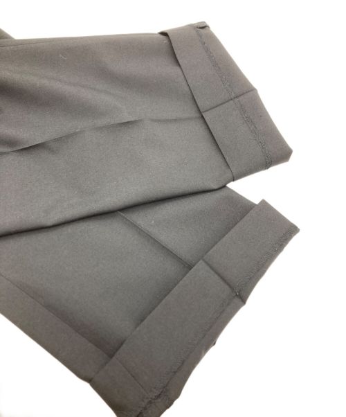 IRENISA（イレニサ）IRENISA (イレニサ) SEMI FLARED PANTS ブラック サイズ:2の古着・服飾アイテム