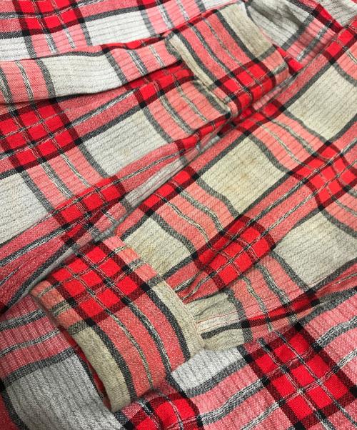 Brodlon（ブロドロン）Brodlon (ブロドロン) 50’S レーヨンブレンドオープンカラーシャツ レッド サイズ:不明の古着・服飾アイテム