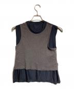 OUR LEGACYアワーレガシー）の古着「REVERSIBLE GRAVITY TANK/リバーシブルグラビティタンク」｜ブラウン×ブラック