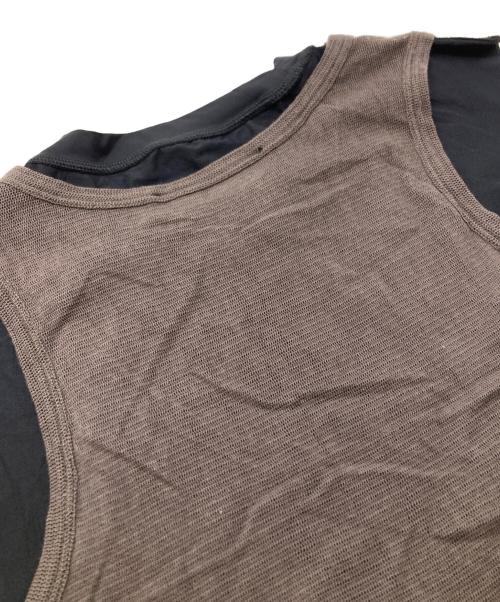OUR LEGACY（アワーレガシー）OUR LEGACY (アワーレガシー) REVERSIBLE GRAVITY TANK/リバーシブルグラビティタンク ブラウン×ブラック サイズ:34の古着・服飾アイテム