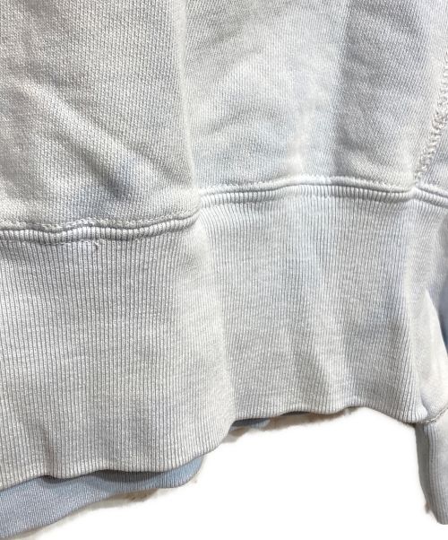 FUTURE ARCHIVE（フューチャー アーカイブ）FUTURE ARCHIVE (フューチャー アーカイブ) COLOR FLOCKY CREWNECK SWEAT ブルー サイズ:Lの古着・服飾アイテム