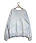 FUTURE ARCHIVE (フューチャー アーカイブ) COLOR FLOCKY CREWNECK SWEAT ブルー サイズ:L：8000円