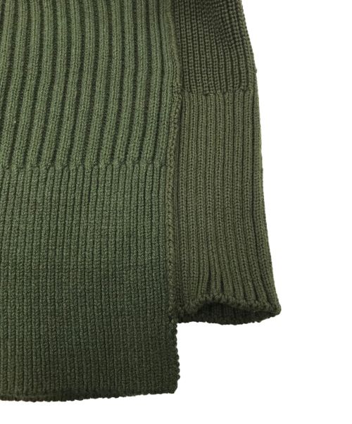 sacai（サカイ）sacai (サカイ) S/Sリブニット グリーン サイズ:2の古着・服飾アイテム
