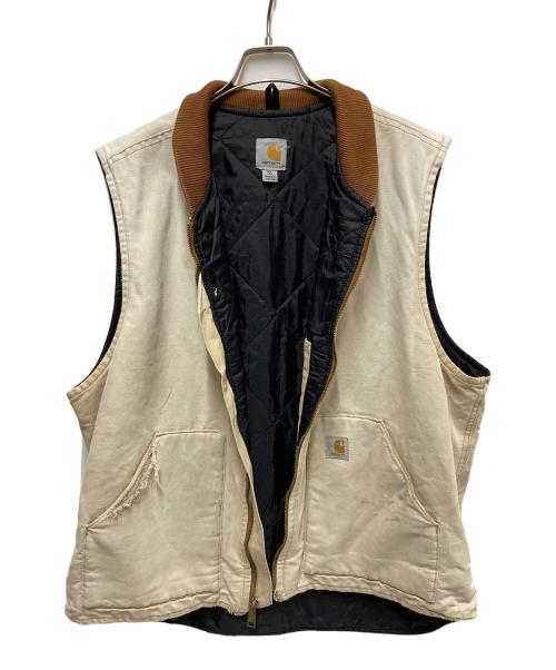 CarHartt（カーハート）CarHartt (カーハート) ダックベスト ベージュ サイズ:XLの古着・服飾アイテム
