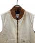 中古・古着 CarHartt (カーハート) ダックベスト ベージュ サイズ:XL：9000円