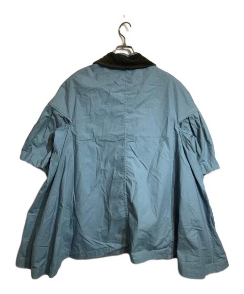 KAPITAL（キャピタル）KAPITAL (キャピタル) ハーフスリーブコート ブルーの古着・服飾アイテム
