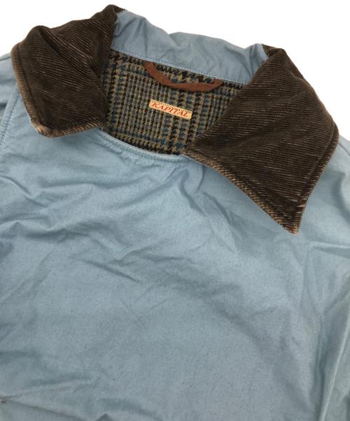 KAPITAL（キャピタル）KAPITAL (キャピタル) ハーフスリーブコート ブルーの古着・服飾アイテム
