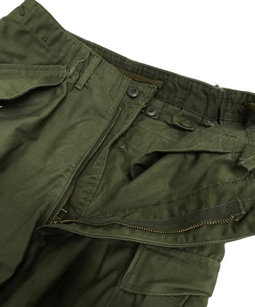 US ARMY（ユーエスアーミー）US ARMY (ユーエスアーミー) 70’SM-56カーゴパンツ オリーブ サイズ:SMALL-LONGの古着・服飾アイテム