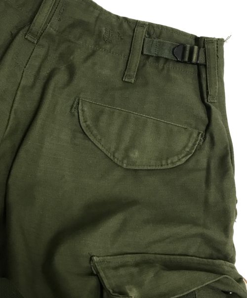 US ARMY（ユーエスアーミー）US ARMY (ユーエスアーミー) 70’SM-56カーゴパンツ オリーブ サイズ:SMALL-LONGの古着・服飾アイテム
