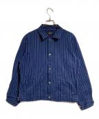 TENDERLOINテンダーロイン）の古着「ストライプジャケット」｜ネイビー