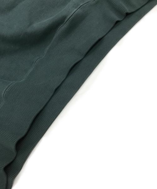 TAIN DOUBLE  PUSH（タインダブルプッシュ）TAIN DOUBLE  PUSH (タインダブルプッシュ) DOUBLE PUSH HEAVY CREW SWEAT グリーン サイズ:Ｌの古着・服飾アイテム