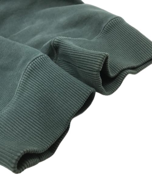 TAIN DOUBLE  PUSH（タインダブルプッシュ）TAIN DOUBLE  PUSH (タインダブルプッシュ) DOUBLE PUSH HEAVY CREW SWEAT グリーン サイズ:Ｌの古着・服飾アイテム