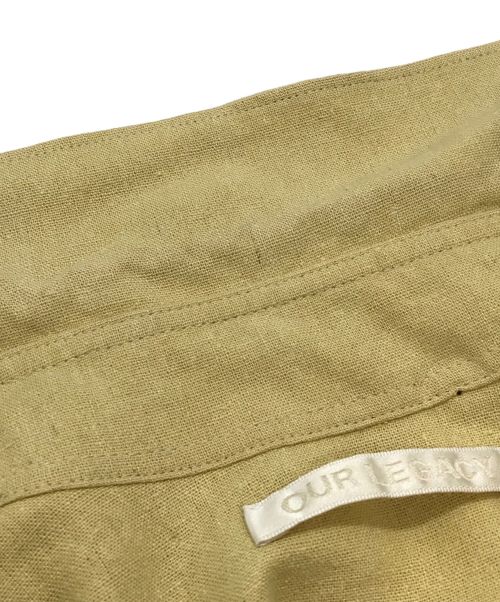 OUR LEGACY（アワーレガシー）OUR LEGACY (アワーレガシー) シルクシャツ イエロー サイズ:46の古着・服飾アイテム