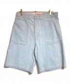 KENZOケンゾー）の古着「ルーズフィットセーラーハーフパンツ」｜ブルー