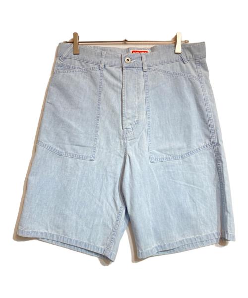 KENZO（ケンゾー）KENZO (ケンゾー) ルーズフィットセーラーハーフパンツ ブルー サイズ:31の古着・服飾アイテム