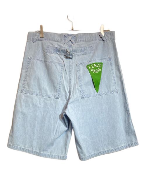 KENZO（ケンゾー）KENZO (ケンゾー) ルーズフィットセーラーハーフパンツ ブルー サイズ:31の古着・服飾アイテム