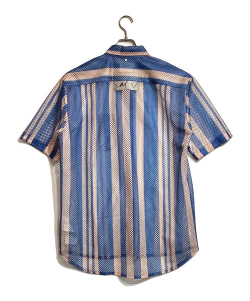 OAMC（オーエーエムシー）OAMC (オーエーエムシー) メッシュS/Sシャツ ブルー サイズ:Lの古着・服飾アイテム