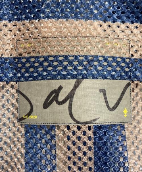 OAMC（オーエーエムシー）OAMC (オーエーエムシー) メッシュS/Sシャツ ブルー サイズ:Lの古着・服飾アイテム