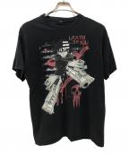 USEDユーズド）の古着「アニメプリントTシャツ」｜ブラック