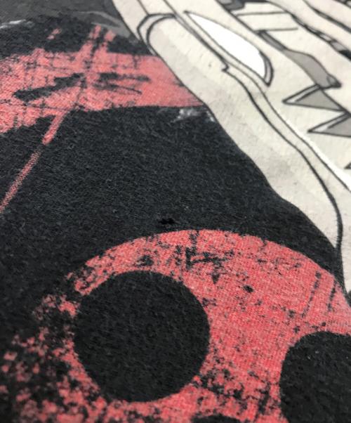 USED（ユーズド）USED (ユーズド) アニメプリントTシャツ ブラック サイズ:-の古着・服飾アイテム