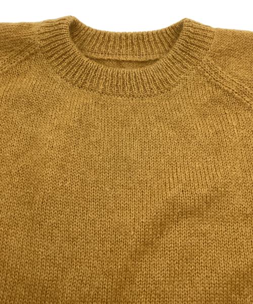 journal standard luxe（ジャーナルスタンダード ラックス）journal standard luxe (ジャーナルスタンダード リュクス) モヘヤMIX テンジク クルーネックプルオーバー ニット イエロー サイズ:下記参照の古着・服飾アイテム