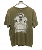 CYGNUSシグナス）の古着「ミュージックプリントTシャツ」｜オリーブ