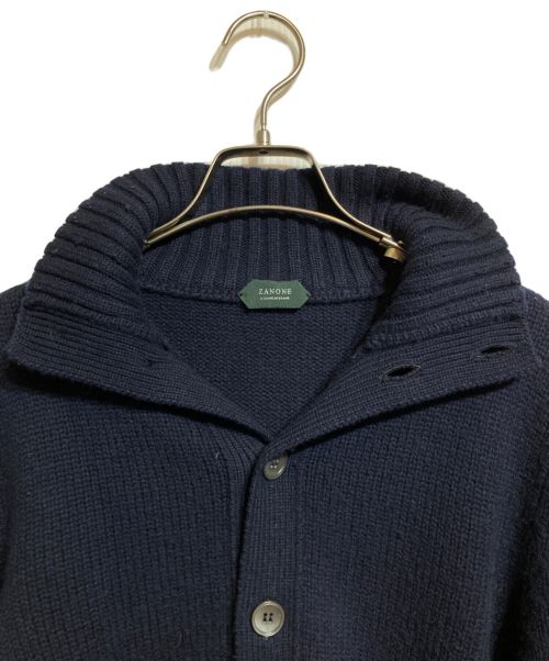 Zanone（ザノーネ）Zanone (ザノーネ) CHIOTO スタンドカラーニット ネイビー サイズ:46の古着・服飾アイテム