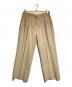 AURALEE（オーラリー）の古着「HARD TWIST DOUBLE CLOTH WIDE SLACKS」｜ベージュ