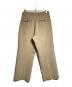 AURALEE (オーラリー) HARD TWIST DOUBLE CLOTH WIDE SLACKS ベージュ サイズ:4：7000円