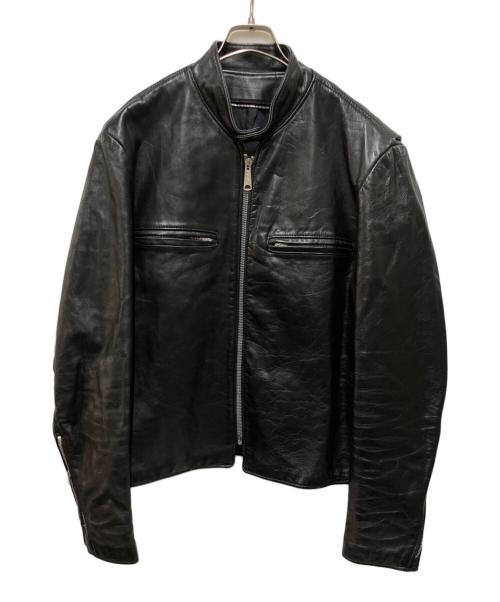 USED（ユーズド）USED (ユーズド) 60-70’Sシングルライダースジャケット ブラック サイズ:38の古着・服飾アイテム