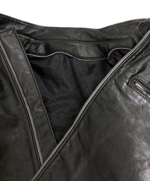 USED（ユーズド）USED (ユーズド) 60-70’Sシングルライダースジャケット ブラック サイズ:38の古着・服飾アイテム