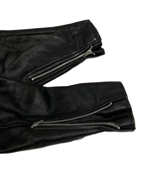 USED（ユーズド）USED (ユーズド) 60-70’Sシングルライダースジャケット ブラック サイズ:38の古着・服飾アイテム