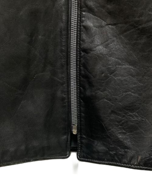 USED（ユーズド）USED (ユーズド) 60-70’Sシングルライダースジャケット ブラック サイズ:38の古着・服飾アイテム