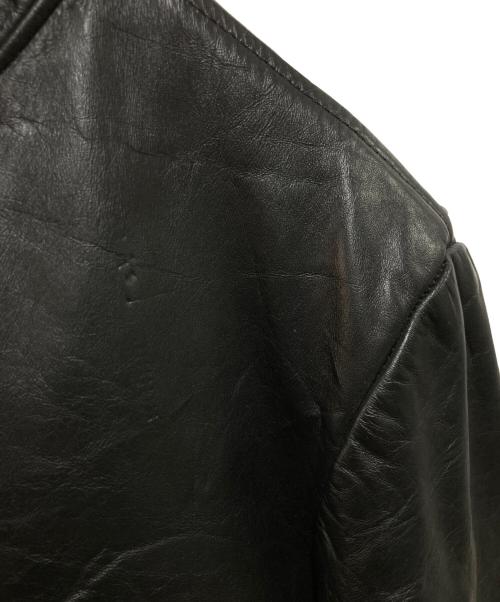USED（ユーズド）USED (ユーズド) 60-70’Sシングルライダースジャケット ブラック サイズ:38の古着・服飾アイテム