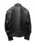 USED (ユーズド) 60-70’Sシングルライダースジャケット ブラック サイズ:38：10000円