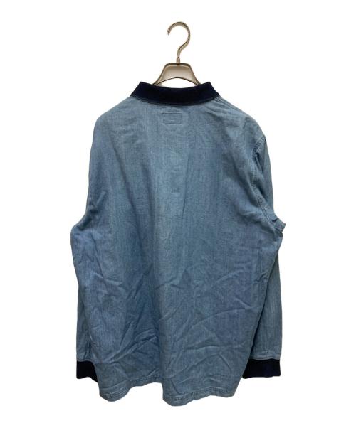 SUPREME（シュプリーム）SUPREME (シュプリーム) denim polo shirt インディゴ サイズ:XLの古着・服飾アイテム