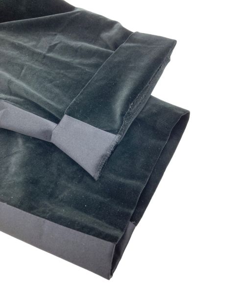 COMME des GARCONS HOMME PLUS（コムデギャルソンオムプリュス）COMME des GARCONS HOMME PLUS (コムデギャルソンオムプリュス) 側章ベロアタックパンツ ブラック サイズ:XLの古着・服飾アイテム