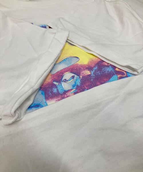 A BATHING APE（ア ベイシング エイプ）A BATHING APE (ア ベイシング エイプ) BAPE Lightning Tee ホワイト サイズ:Lの古着・服飾アイテム