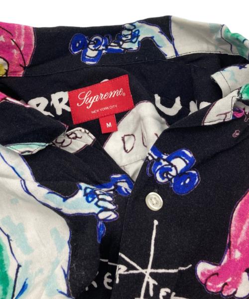 SUPREME（シュプリーム）Supreme (シュプリーム) DANIEL JOHNSTON RAYON S/S SHIRT ブラック サイズ:Mの古着・服飾アイテム