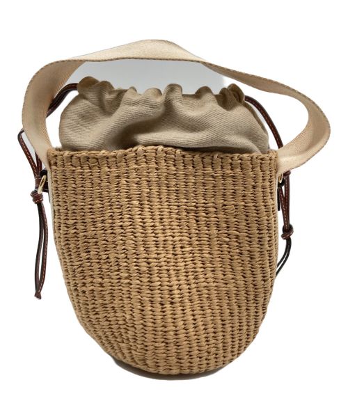 Chloe（クロエ）Chloe (クロエ) Mifuko (ミフコ) woodyスモールバスケット ベージュ サイズ:不明の古着・服飾アイテム