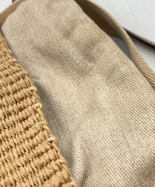 Chloe（クロエ）Chloe (クロエ) Mifuko (ミフコ) woodyスモールバスケット ベージュ サイズ:不明の古着・服飾アイテム