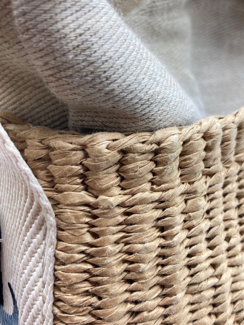 Chloe（クロエ）Chloe (クロエ) Mifuko (ミフコ) woodyスモールバスケット ベージュ サイズ:不明の古着・服飾アイテム