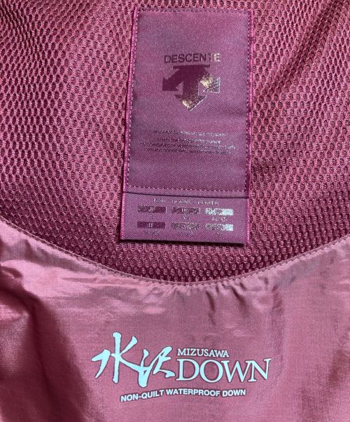 DESCENDANT（ディセンダント）DESCENDANT (ディセンダント) MIZUSAWA (ミズサワ) MOUNTAINEERダウンジャケット レッド サイズ:Sの古着・服飾アイテム